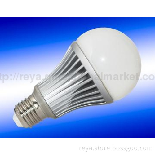 9W Pure White Switch Dimming LED Bulb-silver shell
